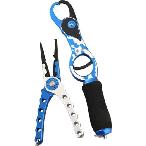 72XD Fishing Pliers Set Tool Ideal Gift for Fishing Lovers Designed for Simple One-handed Operation Corrosion Resistant