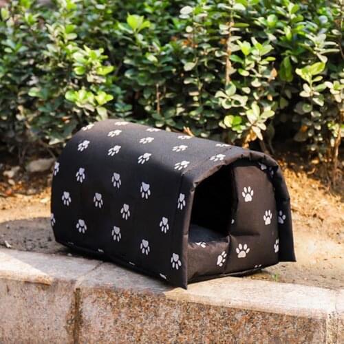 Pet Kennel Sturdy Built-in Sponge Durable Warm Sleeping Pet Bed Cushion Living Room Cat Beds Warm Sleeping Pet Bed Cushion