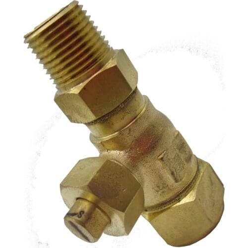 Bass ball valve with 3/8" NPT thread connection is installed in kinds of refrigeration pressure tanks/vessels to repair easily