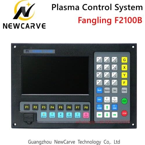 CNC F2100B 2-axis Plasma Linkage Controller With Wireless Anti-fall Remote F1510 For Plasma Flame Cutting Machine NEWCARVE