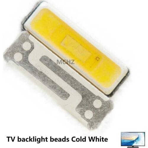 100pcs For Samsung Innotek LED LED Backlight 2W 7020 3V Cool white 300LM TV Application LEWWS72R24GZ00