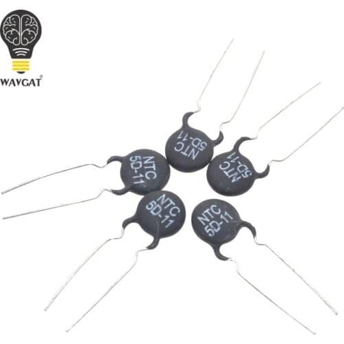 100pcs NTC Thermistor Resistor NTC 5D-11 5D11 Thermal Resistor