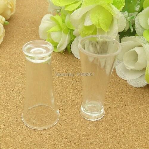 1pcs/lot Clear Wide mouth cup imitation PVC Plastic glass 35mm Artificial Parfait Cups Miniature Food Deco Part A012-29