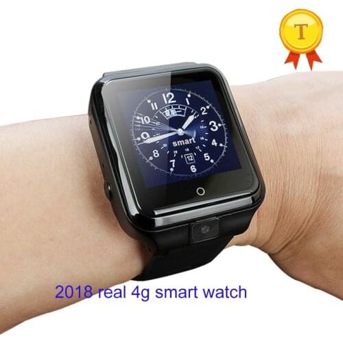 2018 newest 8G Android 6.0 smart watch phone watch support 4G SIM card Heart Rate blood pressure WIFI GPS smartwatch wristwatch