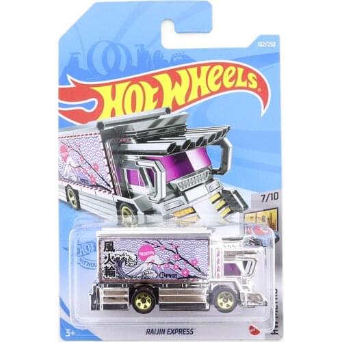 2021 Hot Wheels 1:64 Car RAIJIN EXPRESS NO.102 Metal Diecast Model Car Kids Toys Gift