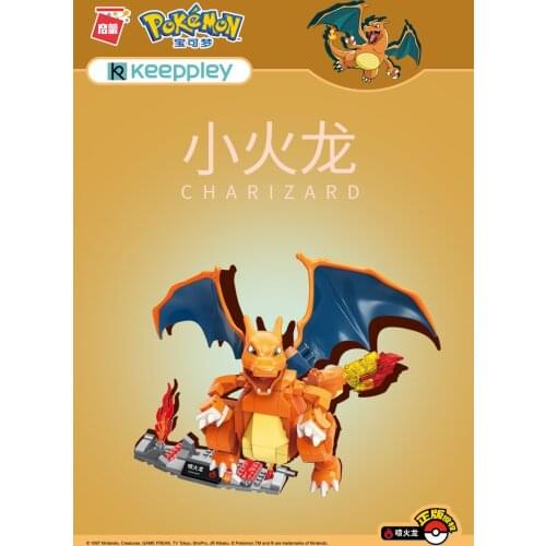 TAKARA TOMY Pokemon Action Figure Enlightenment Building Block Toy Children Assembled Pokemon Blastoise Model Toy