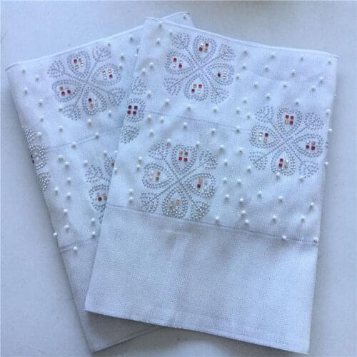 White color Nigeria style gele africa head tie african aso oke headtie turban nigerian gele african headtie aso ebi gele 30