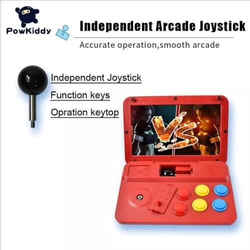 Powkiddy A13 Video Game Console 10 Inch Large Screen Detachable Joystick HD Output Mini Arcade Retro Game Players A12 Upgrade