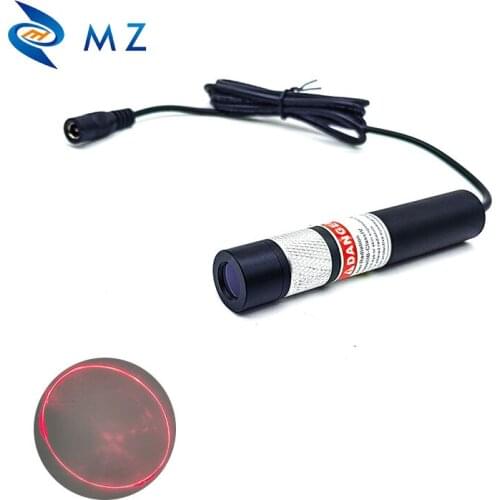 Circular laser module adjustable line width industrial grade 660nm100mw red circular laser
