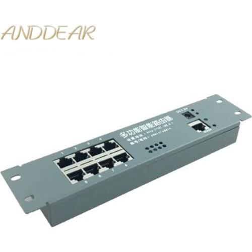 Mini router module Smart metal case with cable distribution box 8 ports router OEM modules with cable router Module motherboard