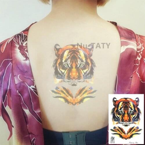 Nu-TATY Chinese New Year 12 Zodiac Animals Waterproof Temporary Sticker Tiger Dragon Snake Horse Dog Chinese Style Tattoo Paste