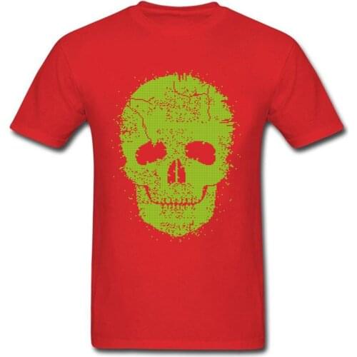 Solid Color Skateboard, Skull Head Oversized Mens T shirt, Funny Trend Luffy, Straw Hat, Beer, Loose Short-sleeved Top Tshirt