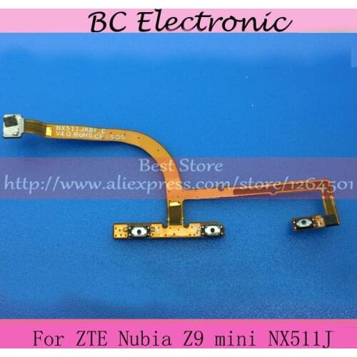 Original for ZTE Nubia Z9 Mini NX511J Power ON OFF Volume Key Side Button Switch Flex Cable Ribbon Replacement Repair Parts