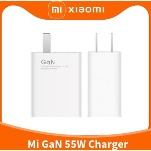 Original Xiaomi Mi GaN 55W USB Super Charger For Xiaomi 11 Pro 11S Note 10 Pro Redmi K40 Pro Poco F3 X3 Pro