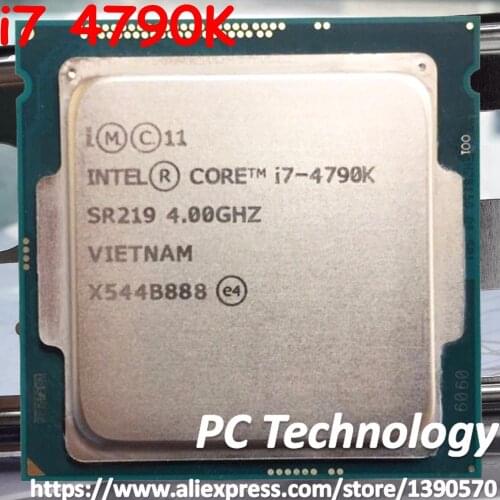 Good appearance Original Intel Core i7 4790K CPU 4.0GHz Quad-Core 8MB i7-4790K Desktop CPU LGA 1150 Processor free shipping