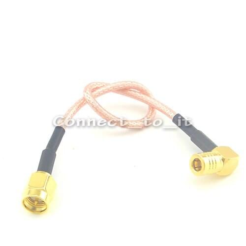 10 pieces SMA male to SMB female connector adapter pigtail cable Extension Cord RG316 15cm