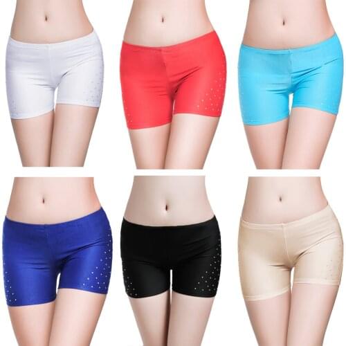 Sexy Hot Rhinestone Safety Shorts Pants bellydancing pants belly dance Costume Pants Underwear lingerie Panties 6 or 12Pcs/Lots