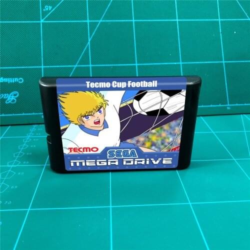 Tecmo Cup Football - 16 bit MD Games Cartridge For MegaDrive Genesis console