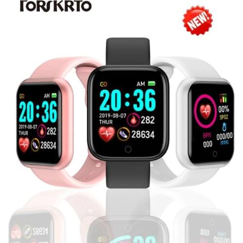 Y68 D20 Smart Watch 2021 Smartwatch Fitness Bracelet Tracker Heart Rate Monitor Blood Pressure Bluetooth Watch for Ios Android