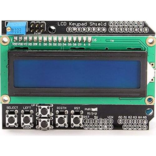 LCD Keypad Shield LCD1602 LCD 1602 Module Display For Arduino ATMEGA328 ATMEGA2560 raspberry pi UNO blue screen