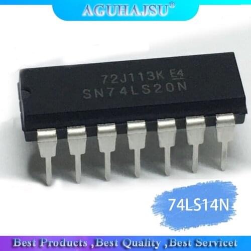 10pcs/lot Logic inverter / buffer SN74LS14N 74LS14N 74LS14 DIP14 original