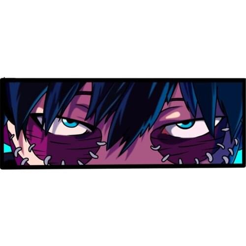 Cartoon Anime Car Sticker Vinyl High Waterproof Sunscreen Scratch-Proof Windshield Vinyl Car Wrap Custom Printing Kk13*5cm