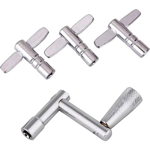 4pcs Drum Keys with Continuous Motion Speed Key Universal Drum Tuning Key Percussion Instruments Parts