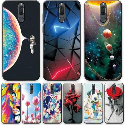 For Huawei Mate 10 Lite Case Cover on Nova 2i Silicone Phone Case For Huawei Nova 2i Case Mate 10Lite TPU Cases Cute Bumper 5.9
