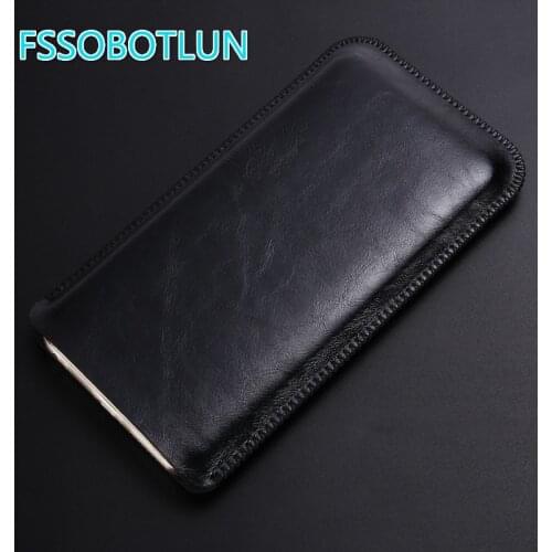 FSSOBOTLUN For Wiko Tommy 2 Plus Tommy2 Plus Case Luxury Ultra-thin soft Microfiber Leather phone Sleeve Bag Pouch Cover Shell