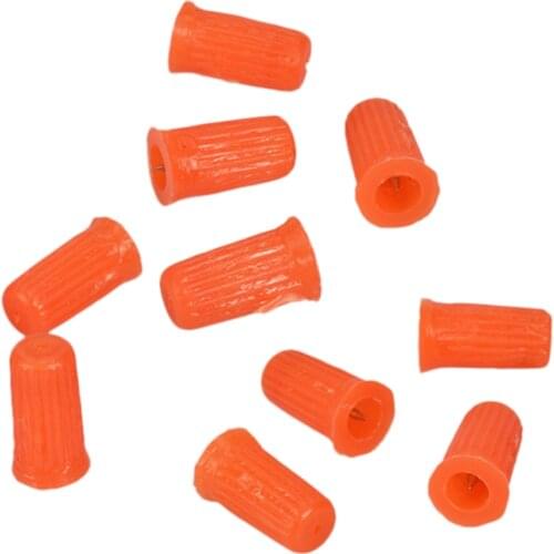 10pcs Eyelash Caps, Glue Bottle Locking , Red Eyelash Extension Tool, Fits