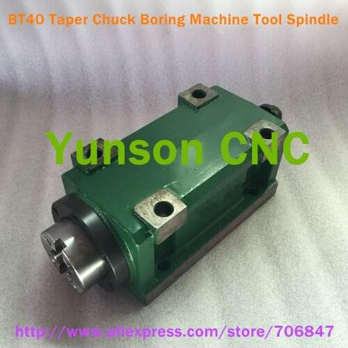 BT40 Taper Chuck 3000W 3KW 4hp Power Head Power Unit Machine Tool Spindle 3000RPM for CNC Cutting/Boring/Milling machine