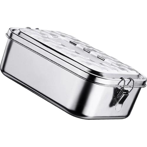 Lunch Box Stainless Steel Leakproof Bento Food Container Anti-leak Bento Box For Kids School Children