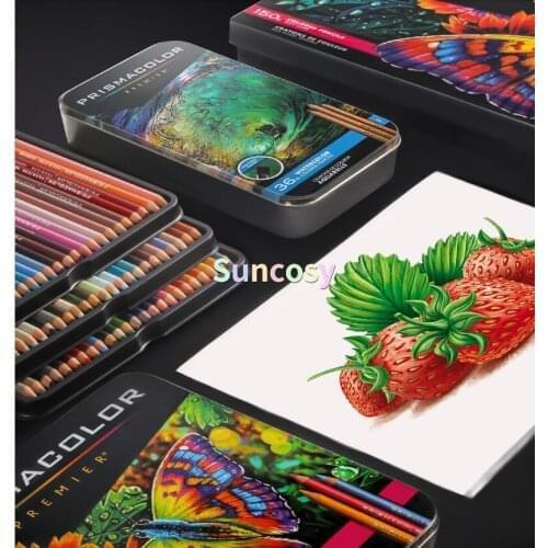 USA Prismacolor Premier 132 soft colored pencils,Prismacolor 48 36 count color pencils,Artist Drawing Painting Pencils,lightfast