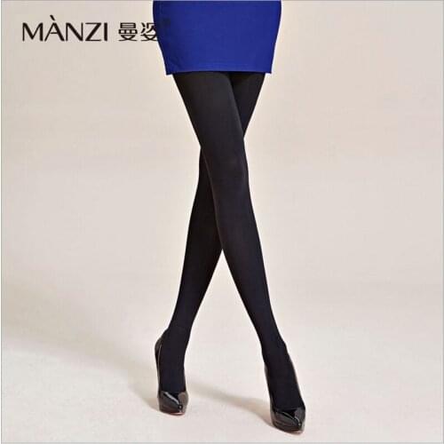 MZ26055 Brand new High-quality Fashion Womens velvet tights 400D girls pantyhose autumn winter style wholesale 2pieces=1Lot