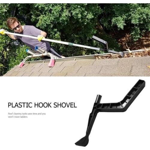 Plastic Gutter Cleaning Spoon Scoop Hand Tool Gutter Tool for Farm Garden Gutter Skylights Roof Structure Cleaning Hook Tool