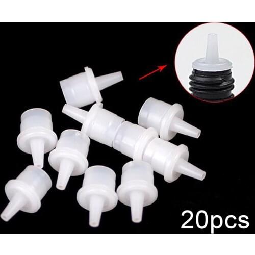 20 Pieces Eyelash Extension Glue Bottle Stopper Opening Sealing Replacement Head Special Plug Universal Type