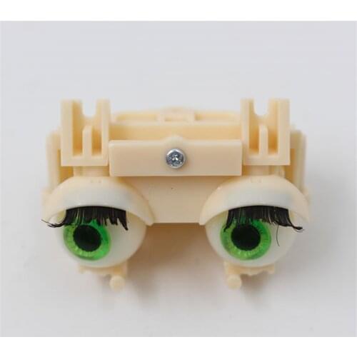Middie blythe doll eyes accessories with chips,factory nude middle blyth,white skin,Their DIY painting eyelid