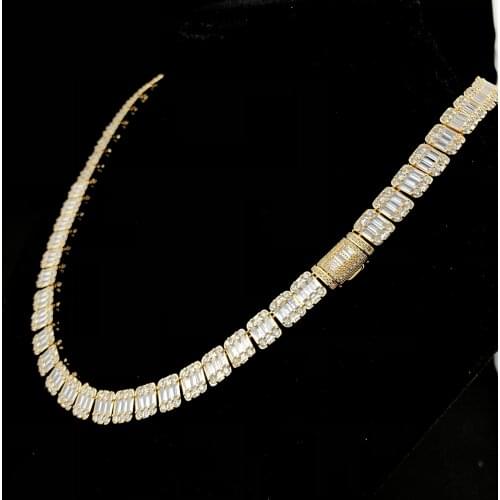 Baguette Tennis Chain 8MM