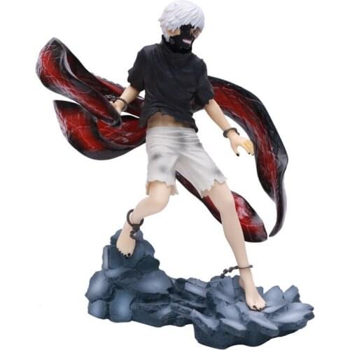 Tokyo Ghoul Kaneki Ken Japanese Anime Cartoon Models Desk Cake Ornaments Showcase Figure Toys Collection Car Decoration Hot 2021