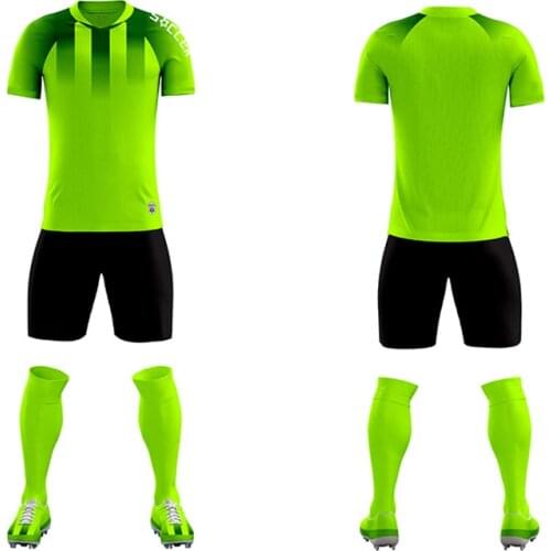 2021 Football Jersey Uniforms Kids Mens Soccer Sets Boys Adult Sport Training Suit Blank Women Running Tracksuit Clothes Custom