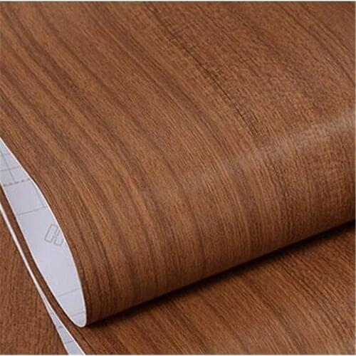 Beibehang Waterproof self - adhesive wood grain stickers furniture renovation stickers tool film thick film pvc wall paper