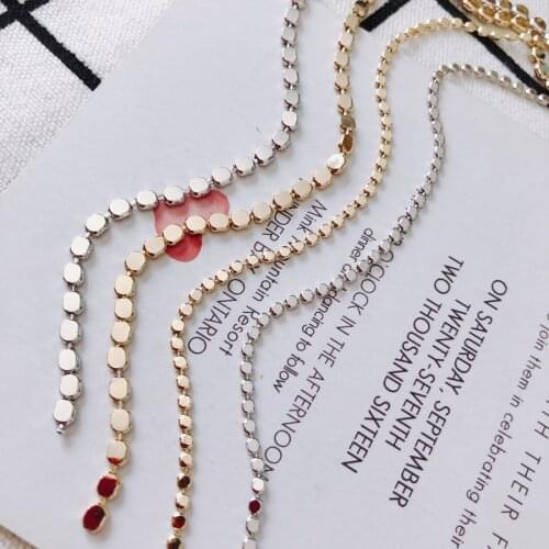 Total 1m alloy round chains bead caps Lobste Clasp for Jewelry Accessories earings fashion connectors for Other