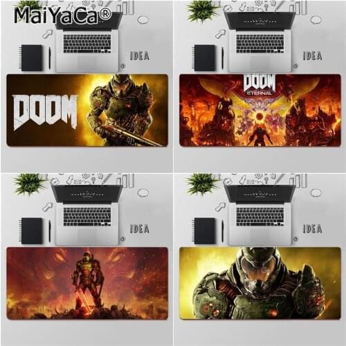 Maiya High Quality DOOM Laptop Gaming Mice Mousepad Rubber Computer Gaming mousepad