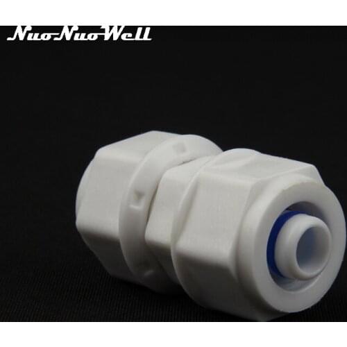 1pc NuoNuoWell POM 12/16mm Soft Hose Straight Connector for Water heater 1/2" Pipe Quick Connector Garden Irrigation Fittings