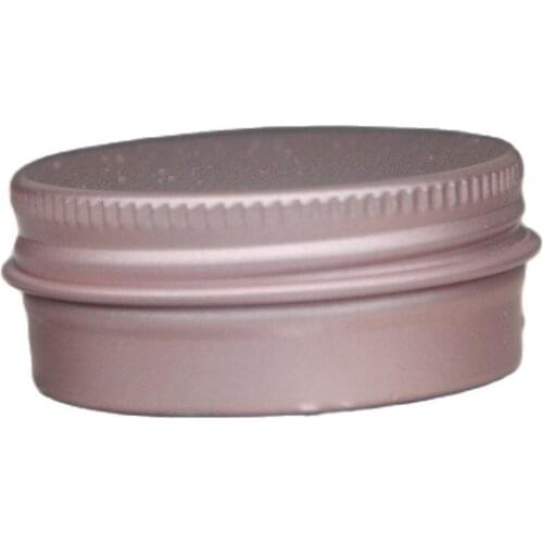 15g rose gold aluminum jar pot tin bottle container for lip gel balm eye cream moisturizer eye shadow art nail skin care packing