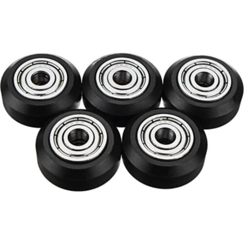 3D Printer Accessories V-Slot POM Material Large Pulley with Bearing 24Mm 5 Pack