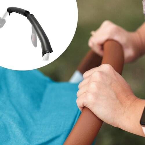 Pram Stroller Accessories PU Leather Baby Stroller Armrest Protective Case Cover For Armrest Covers Handle Wheelchairs