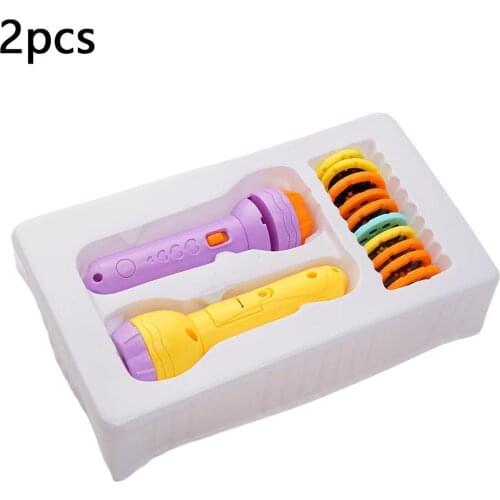 Projector Torch Kids Flashlight Story Book Early Educational Light-up Toys Sleep Light Preschool Fairy Tale Projection Lamp Gigt