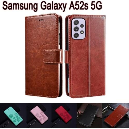 Flip Cover For Samsung Galaxy A52s 5G Case Phone Protective Shell Funda For Samsung A52S SM-A528B Case Wallet Leather Book Coque