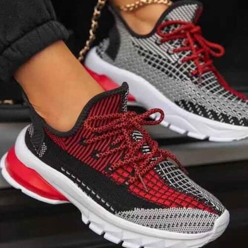 Sneakers Women 2021 Outdoor Sport Shoes Breathable Mesh Causl Shoes Woman Sneakers Vulcanize Shoes Platfrom Chunky Sneakers